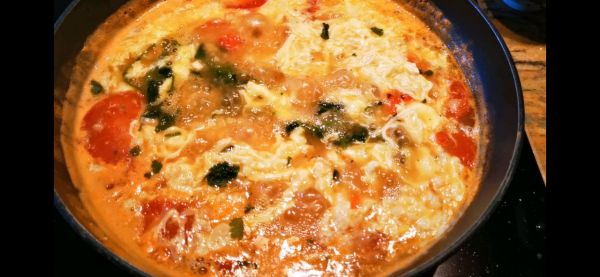 西红柿鸡蛋疙瘩汤