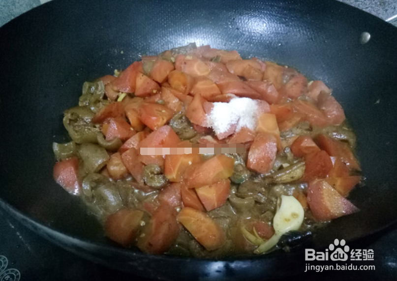 胡萝卜烧肉皮的做法