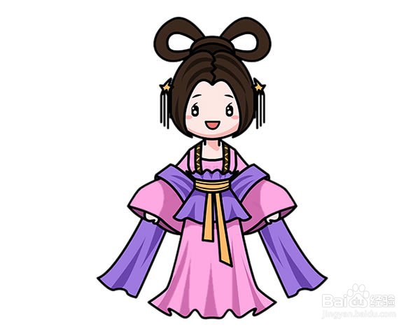 王者荣耀貂蝉的简笔画