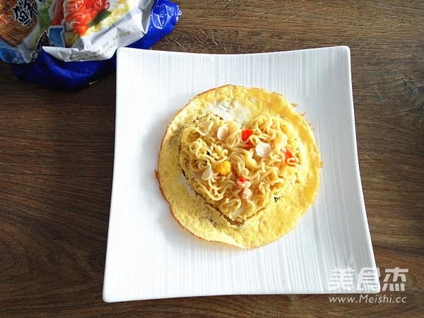 芝士蛋面饼的做法