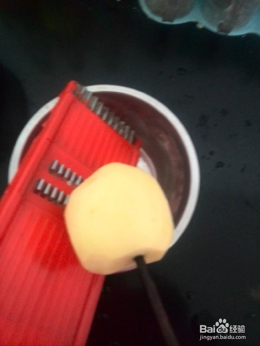 如何安全插土豆丝