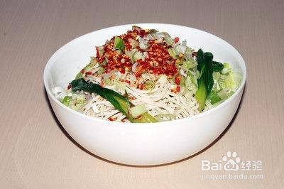 自制油泼面的做法