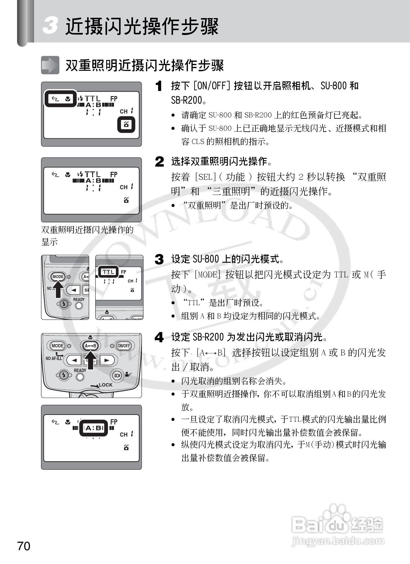 尼康SB-R200数码相机使用说明书:[8]