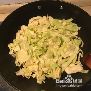 包菜粉丝的做法