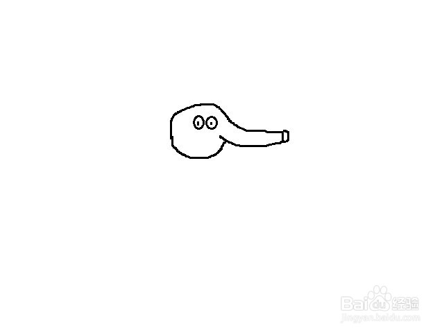 简笔画系列-怎样画大象