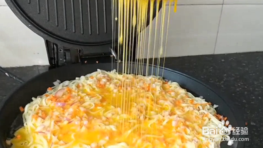 怎样用面条做早餐饼好吃