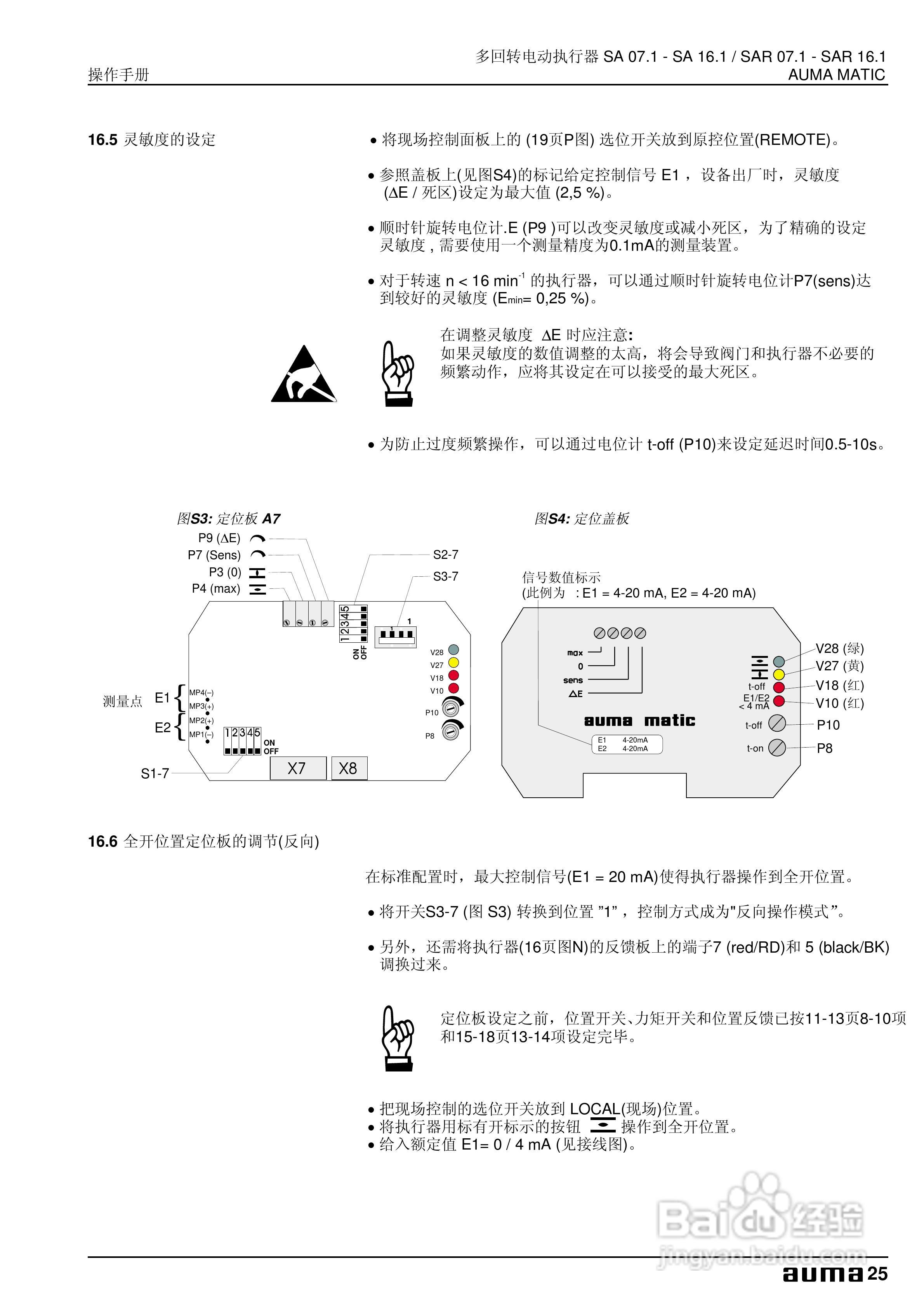 Auma多回转电动执行器操作手册:[3]
