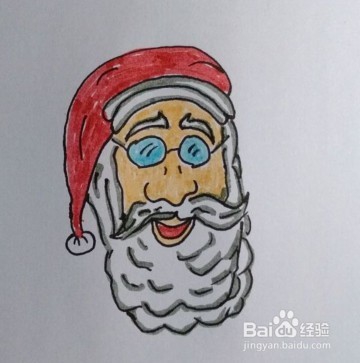 <b>圣诞老人画法教程（2）怎么画，如何画圣诞老人</b>