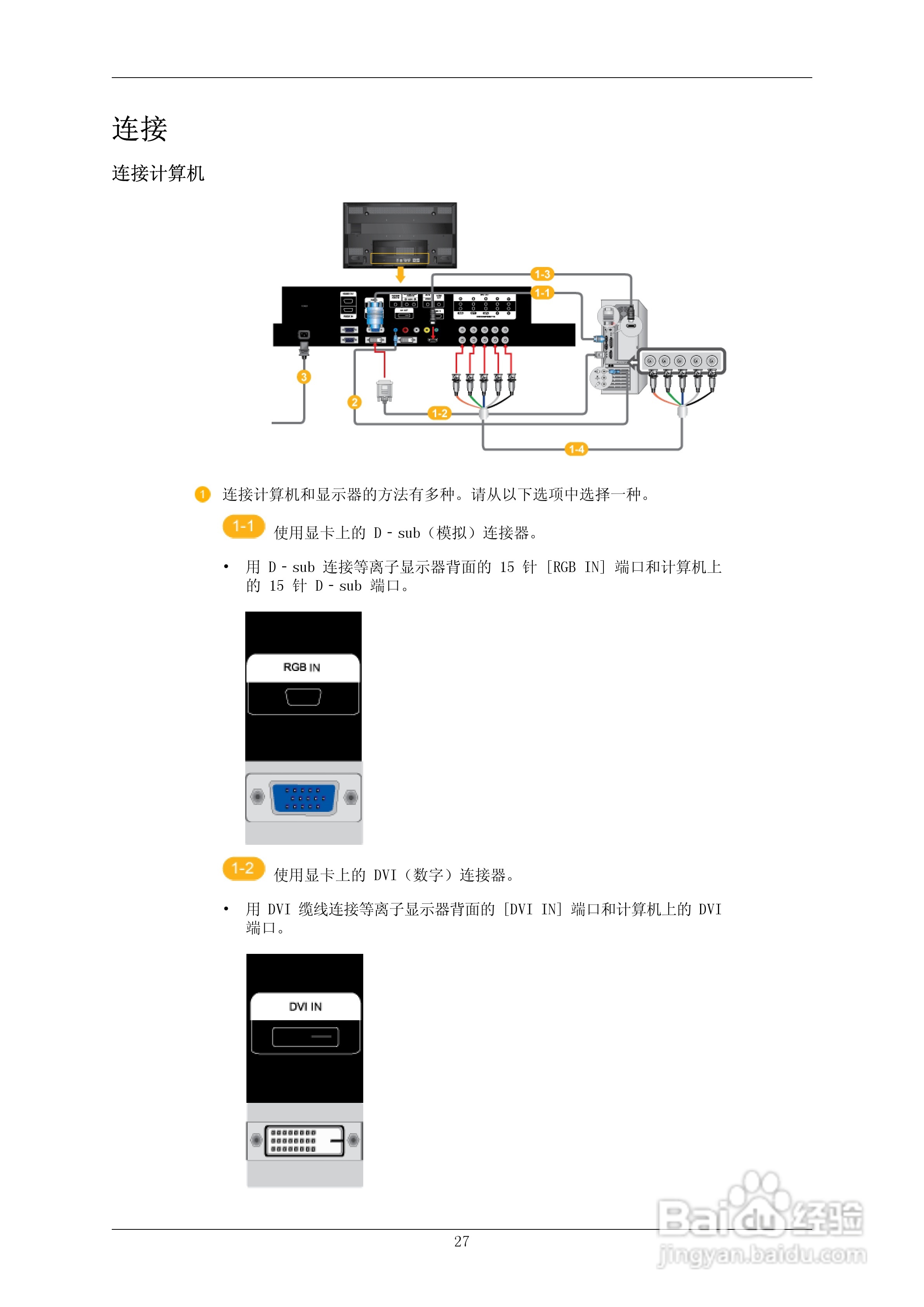 三星P50HP液晶显示器使用说明书:[3]