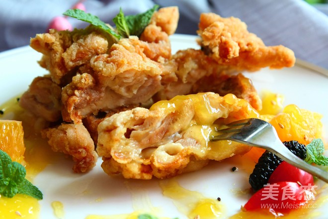 橙汁煎软鸡的做法