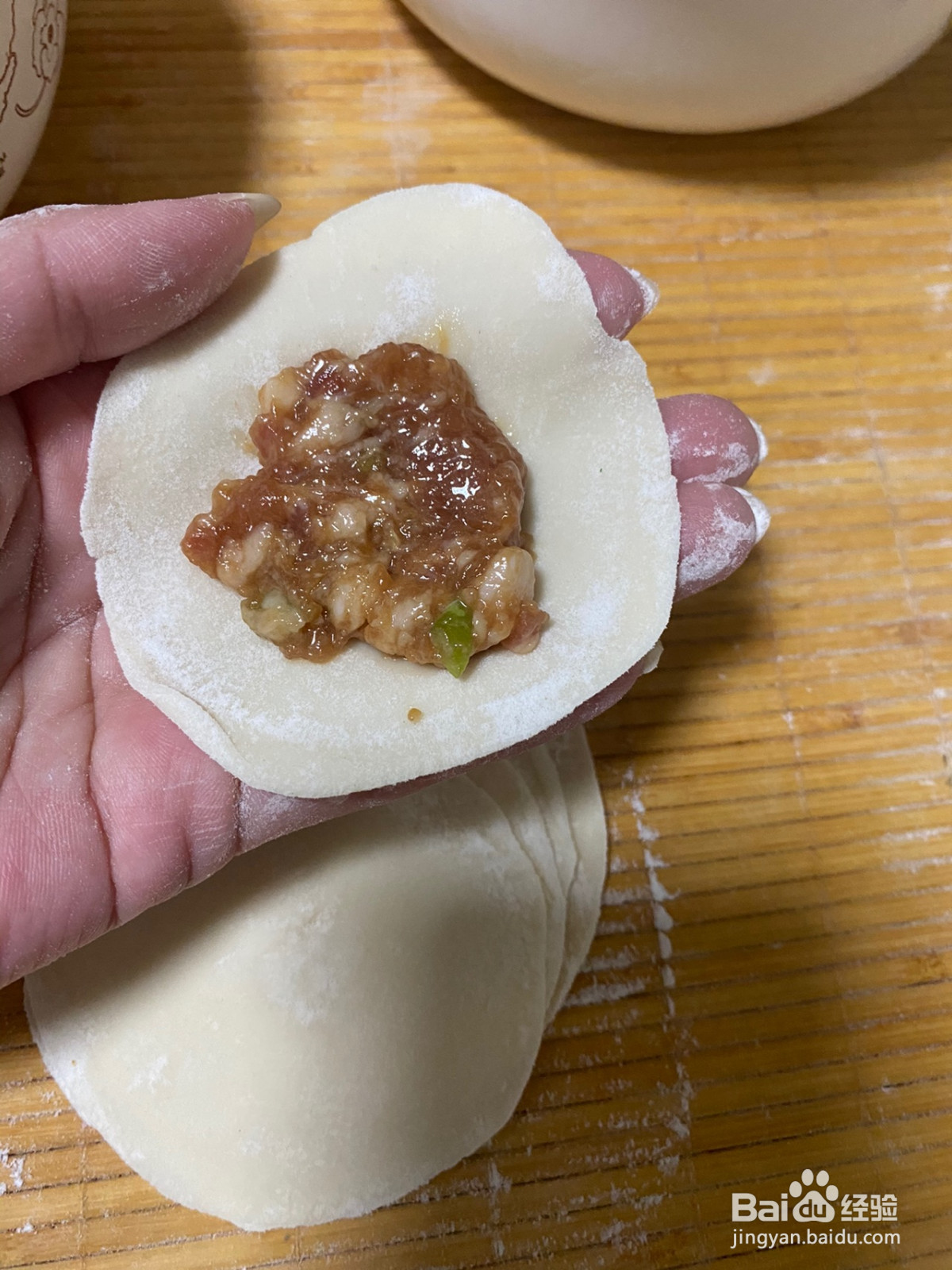 玉米鲜虾锅贴的做法