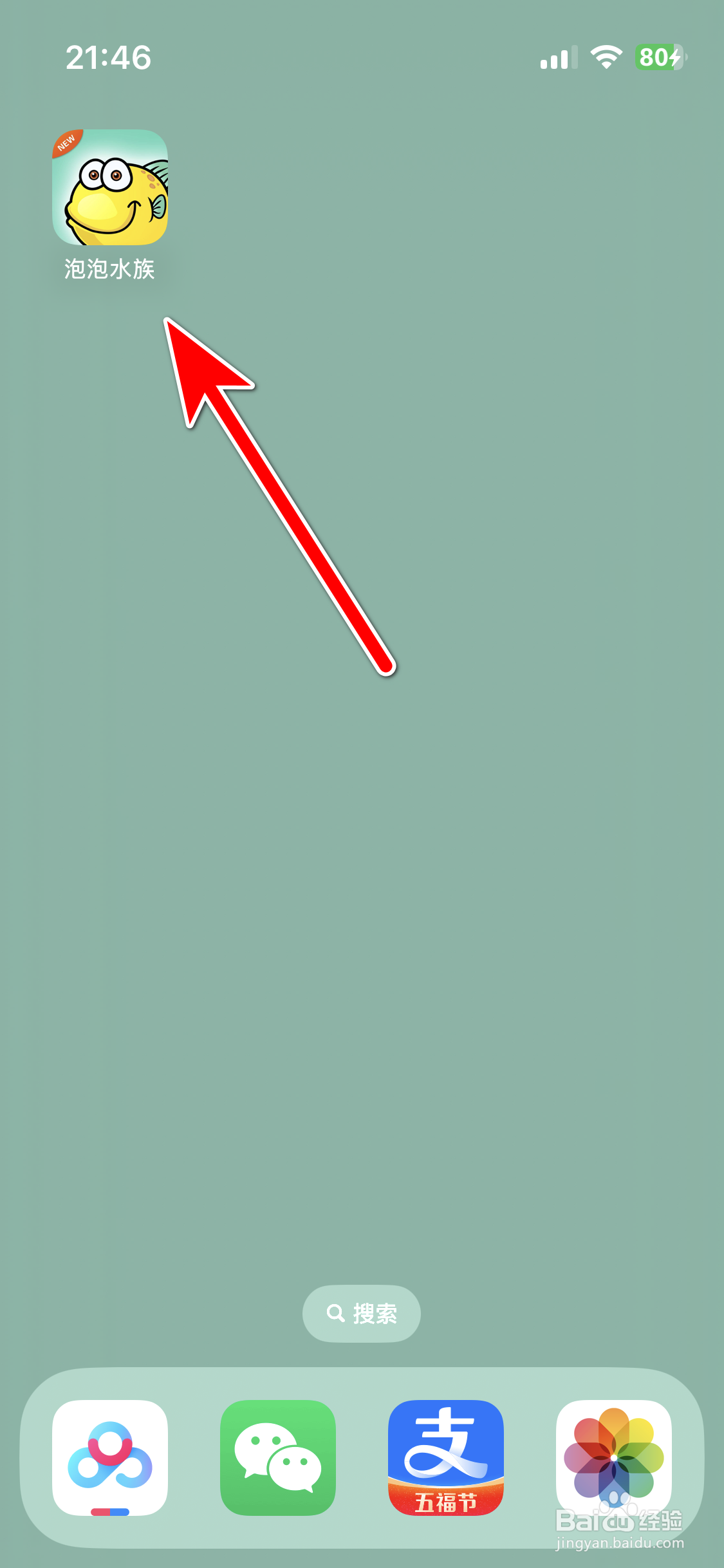 泡泡水族如何查看我的收藏列表