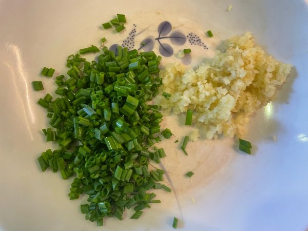 韭菜肉虾米饺子