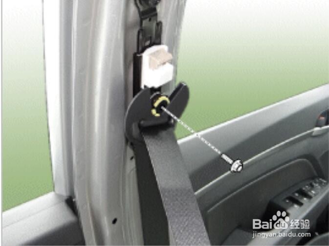 拆装领动的安全带及其附件