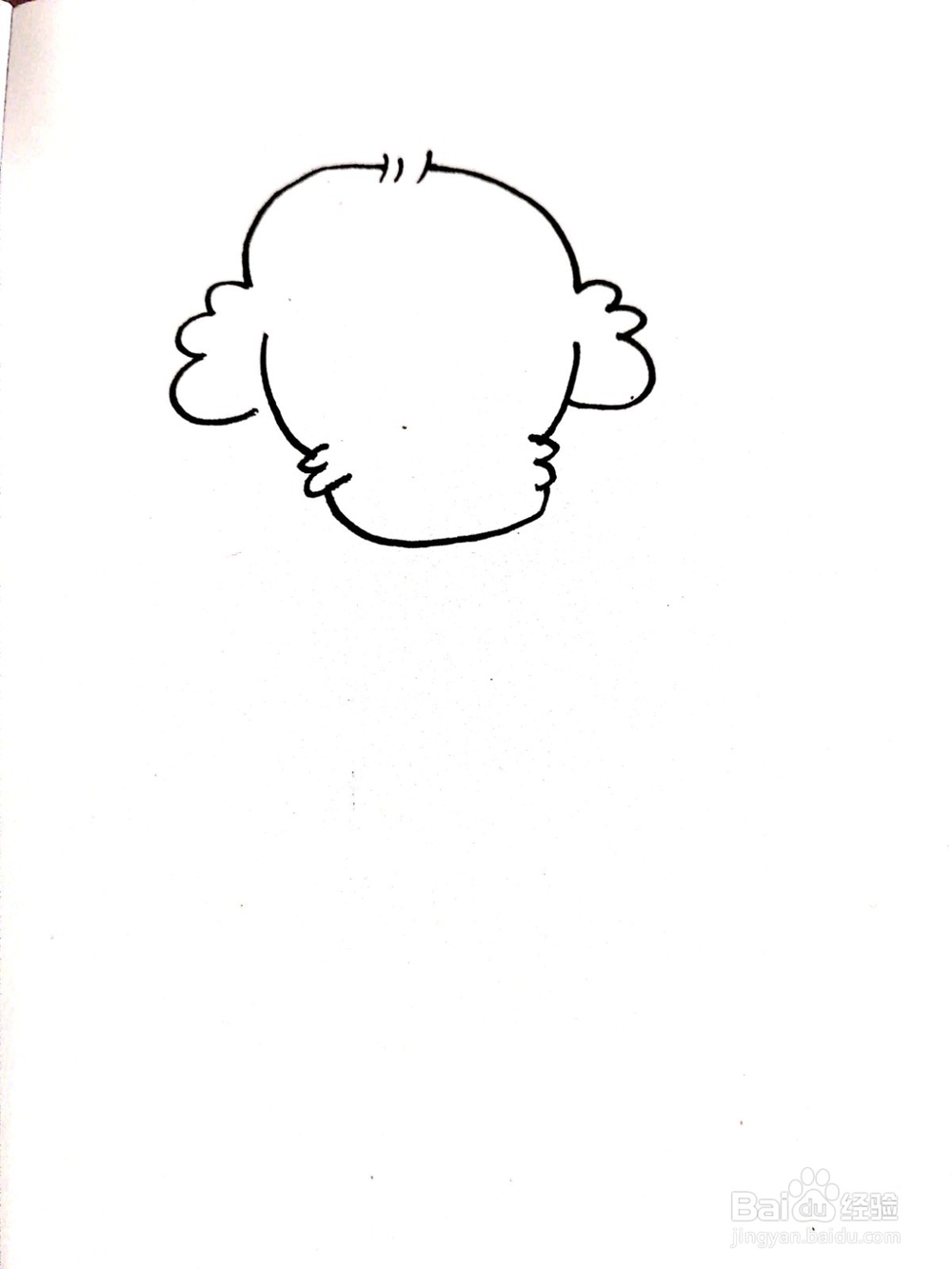 适合3-6岁的小泰迪幼儿简笔画