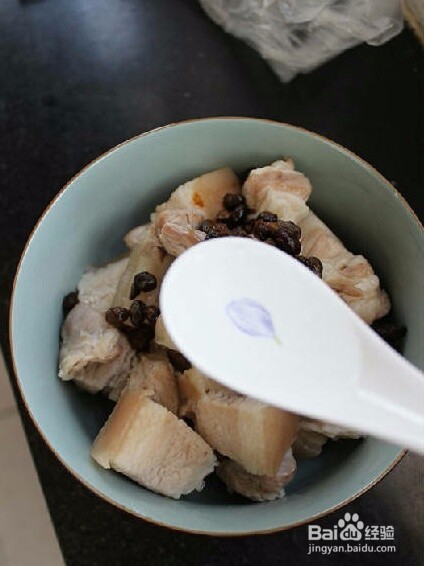 在家蒸五花肉吃