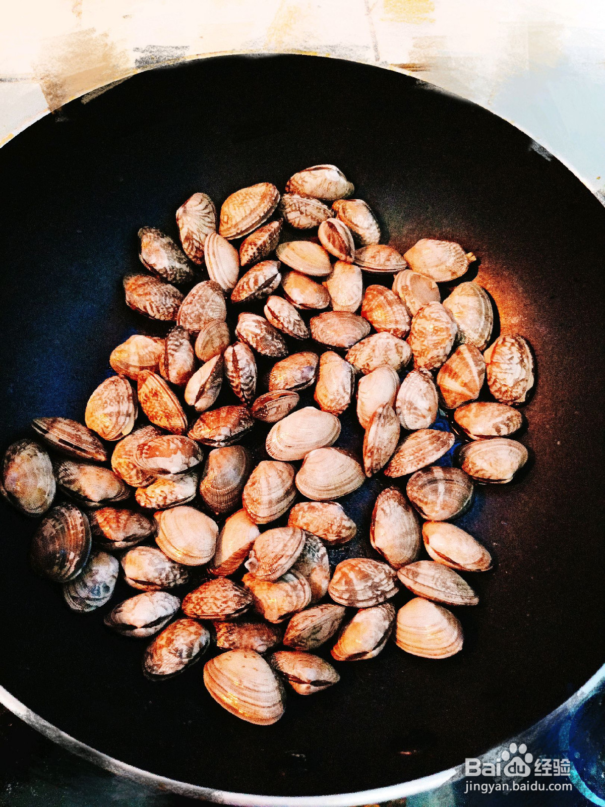 辣炒花甲花蛤的做法