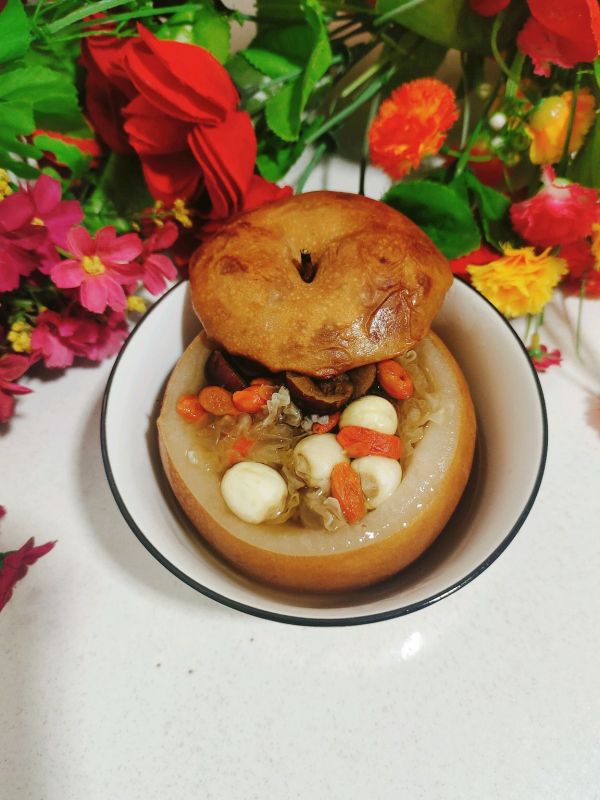 空气炸锅烤冰糖雪梨