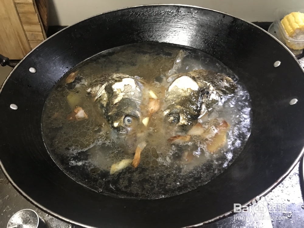 简易的鱼头豆腐汤