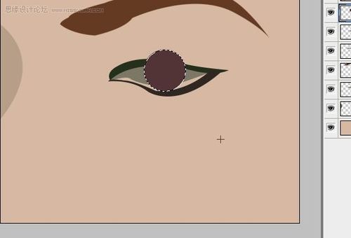 PS绘制流泪的晶莹眼睛-PS手绘教程