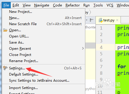 pycharm怎么设置自动补全引号