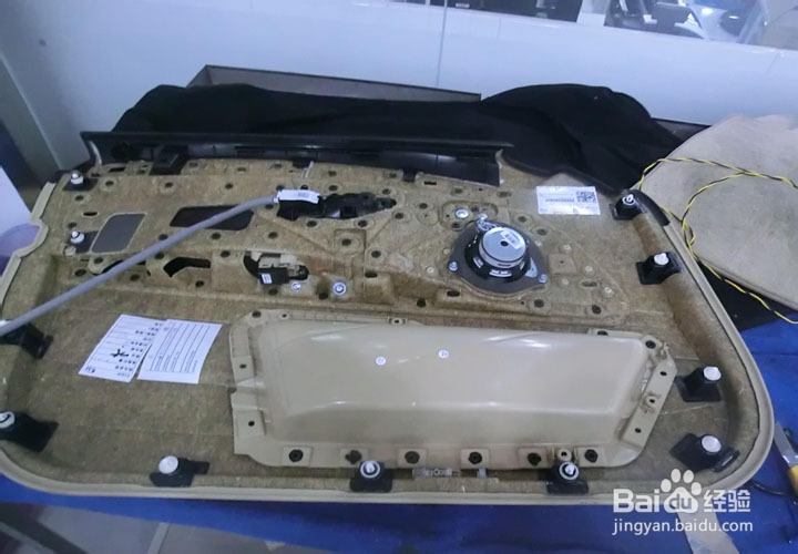 宝马525汽车音响改装案例-广州德乐