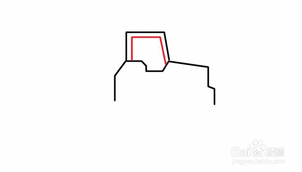 简笔画--如何画工程车打桩机