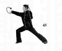 短棍术基本动作边腿摆拳图解