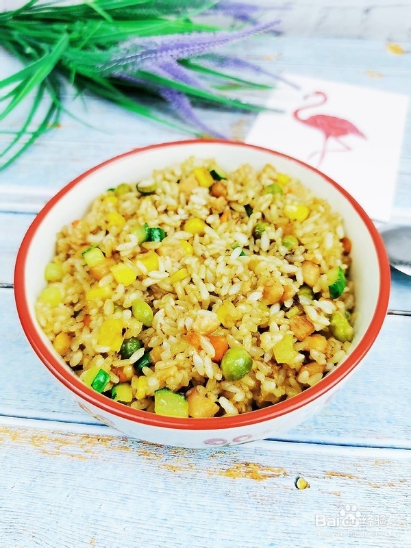 火腿炒饭的做法