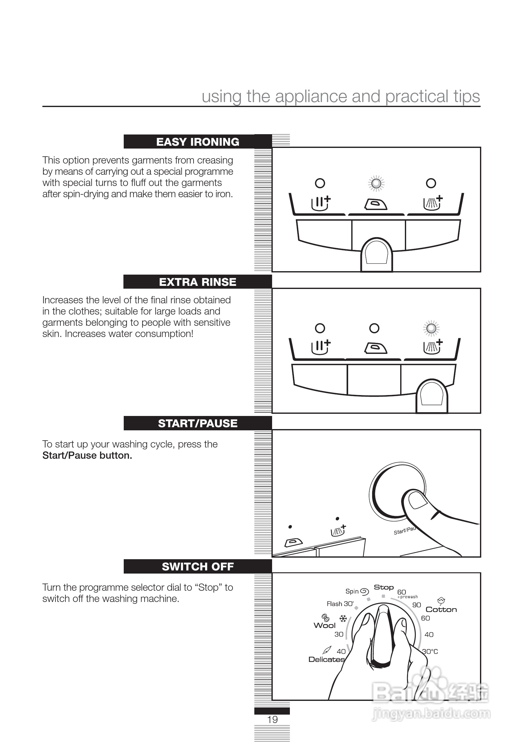 法国白朗WFD711A型前置式洗衣机干衣机说明书:[2]