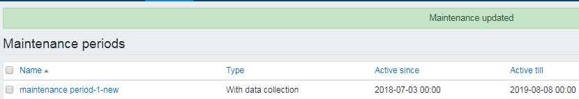 如何在zabbix的维护周期中删除周期？