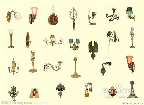 不同的灯具和灯管色泽,体现不同的风格