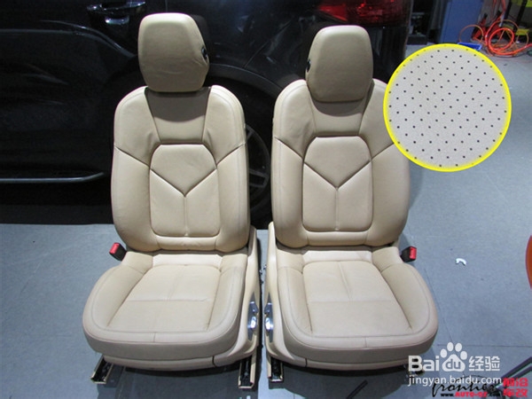 保时捷卡宴主副座椅升级改装空调、通风座椅
