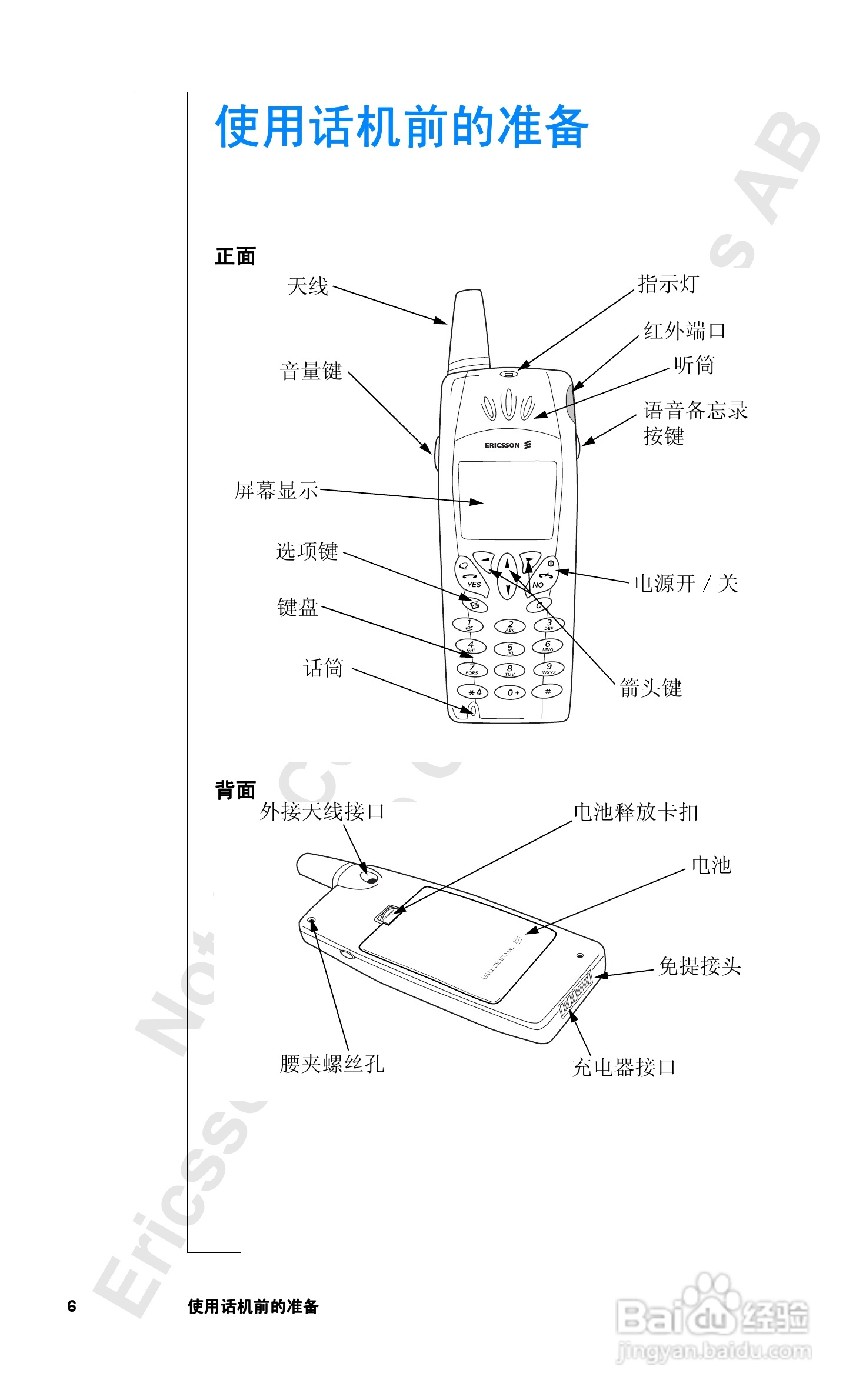 爱立信R520mc手机使用说明书:[1]
