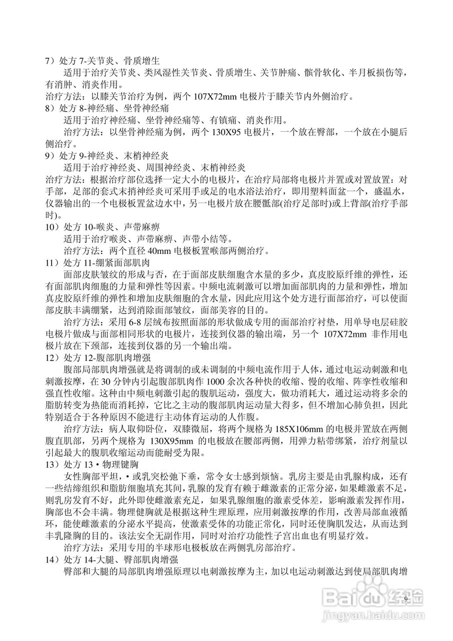 WG-II型智能中频治疗仪使用说明书:[1]