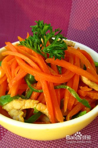 怎样让吃红萝卜才能吸收营养--红萝卜炒肉丝