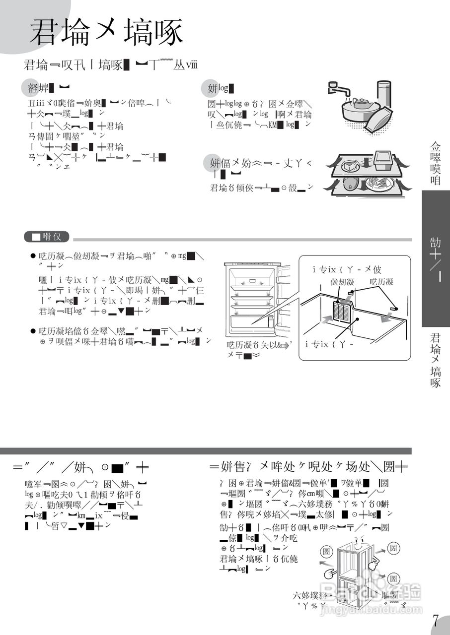SHARP SJ-KT37P冰箱使用说明书:[1]