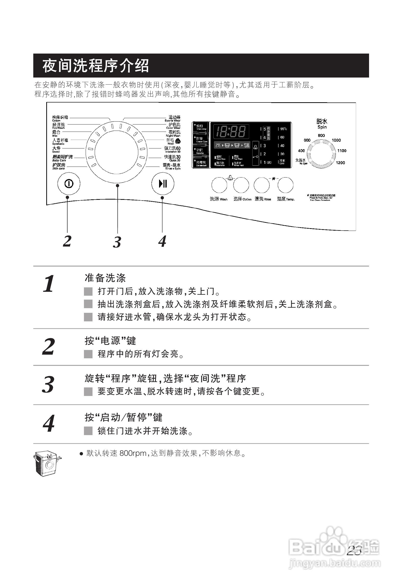 LG WD-N12340D洗衣机使用说明书:[3]