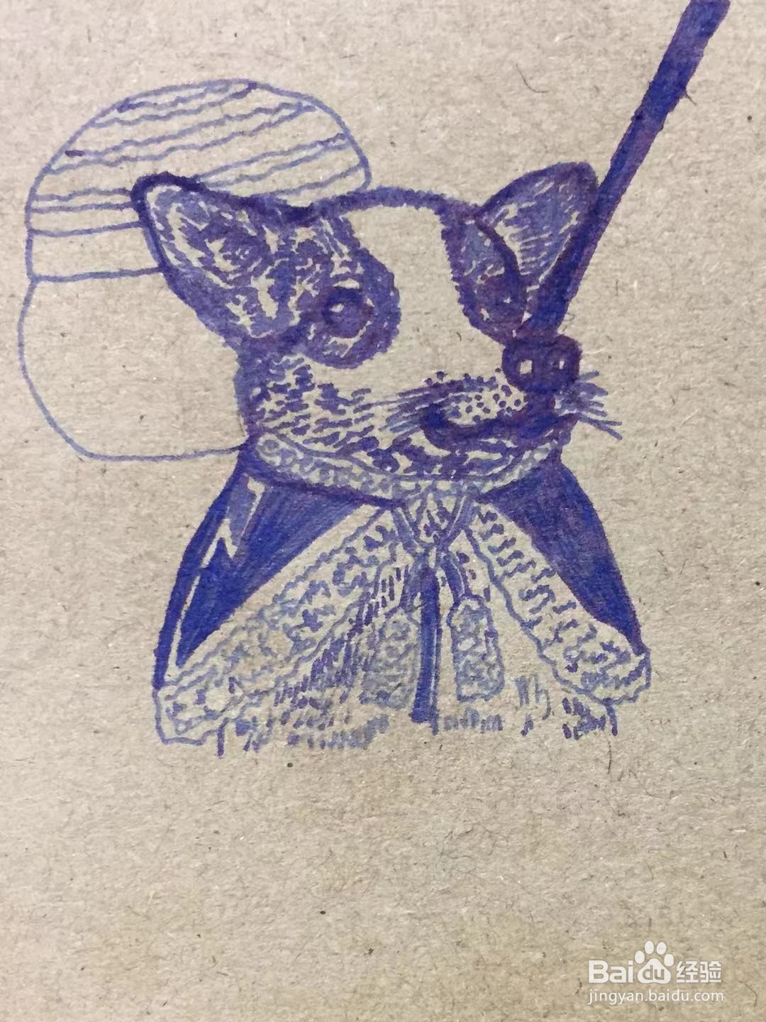 插画教程之圣诞节树下的柯基犬