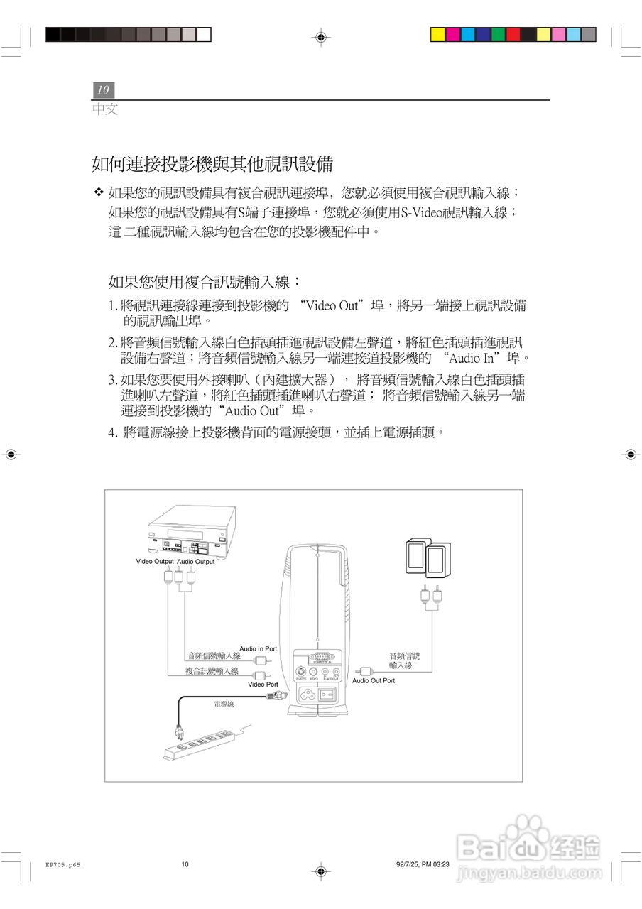 Optoma奥图码 EP705投影机说明书:[1]