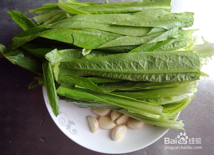 蒜蓉油麦菜—超简单做法