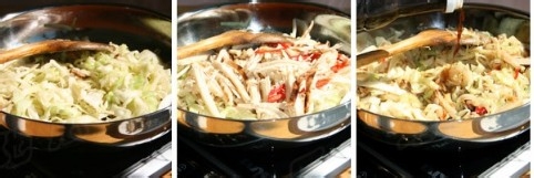 美味肉丝炒饼的做法