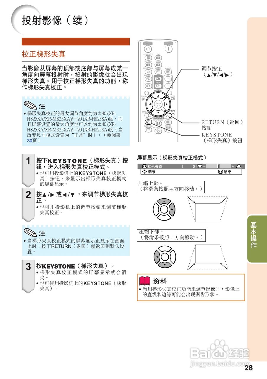 夏普XR-M825XA投影机使用说明书:[3]