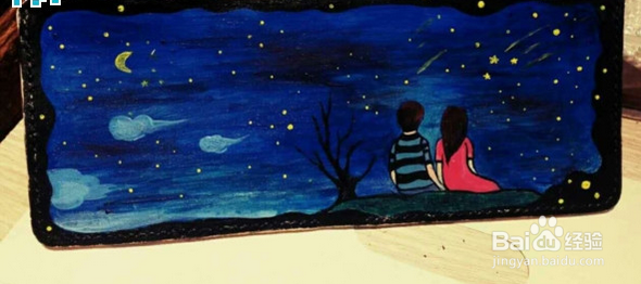 怎样制作漂亮的手绘钱包