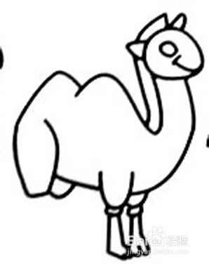 简笔画大全：[15]小金鱼和小骆驼绘画过程