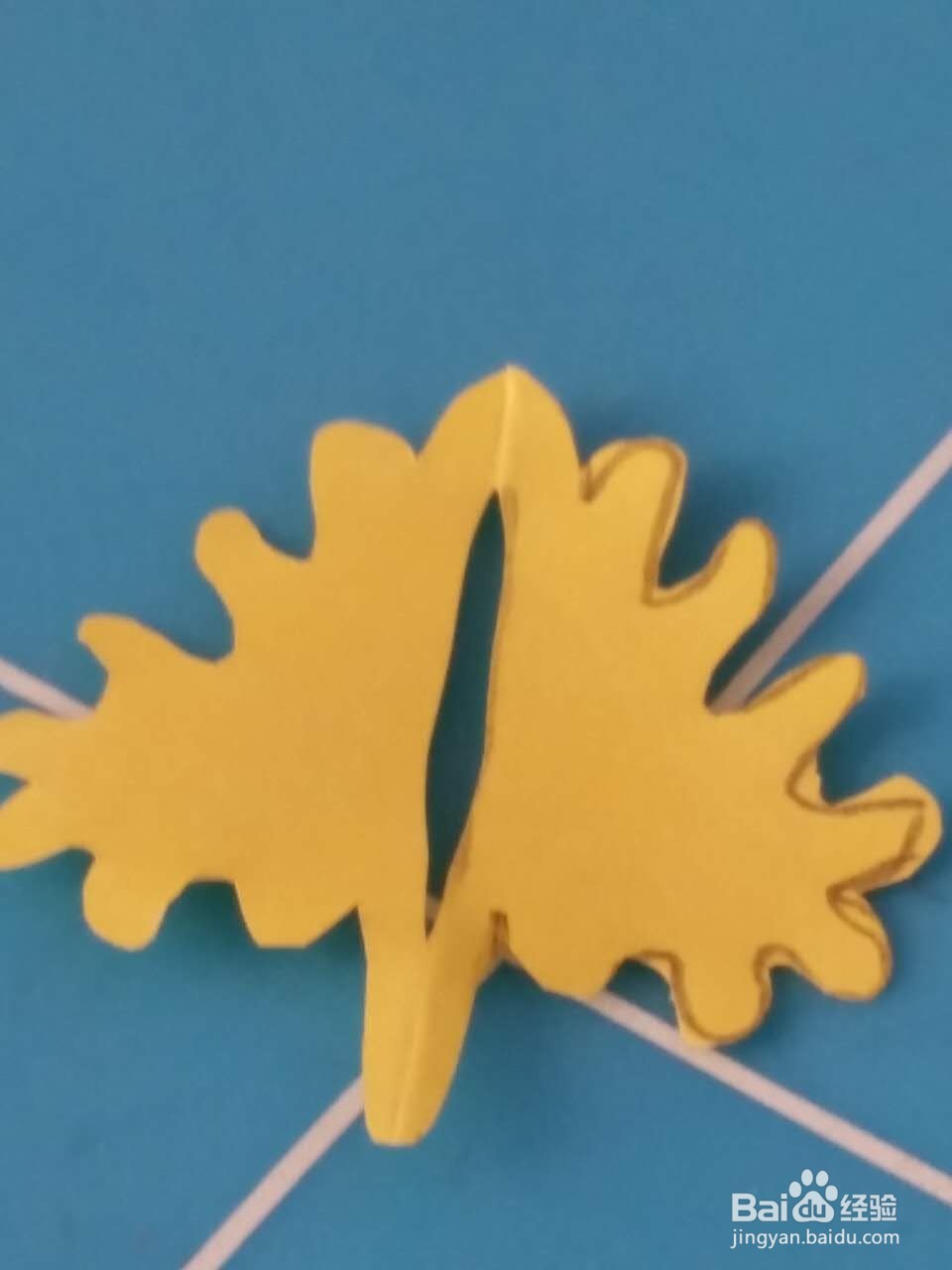 亲子手工剪纸之大树