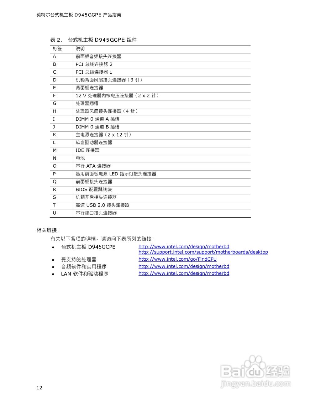 英特尔D945GCPE型主板说明书:[2]