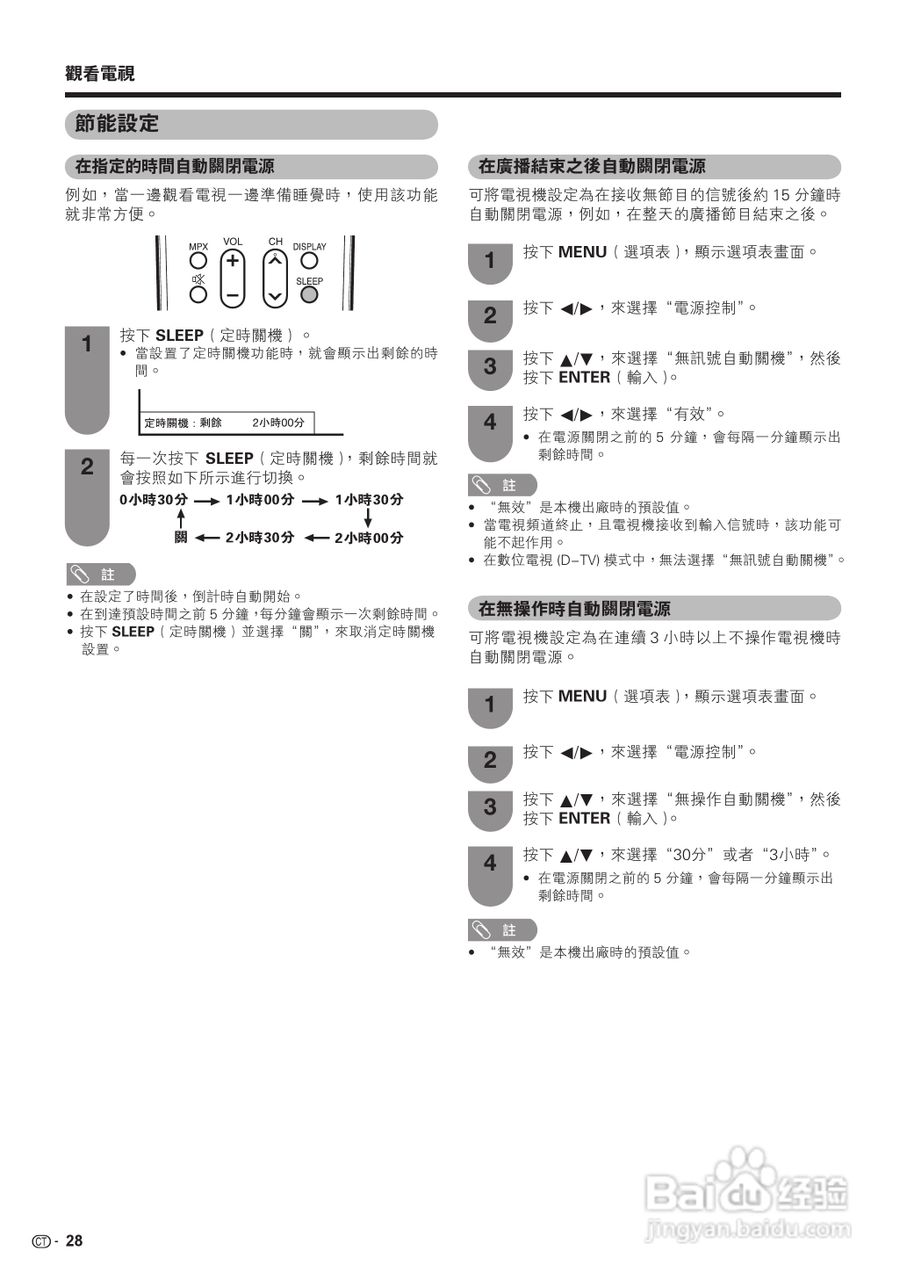 声宝LC-42D65H型液晶电视机说明书:[3]