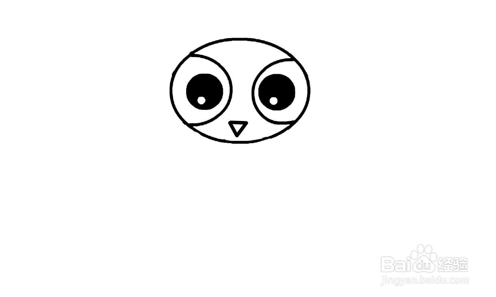 简笔画猫头鹰怎么画