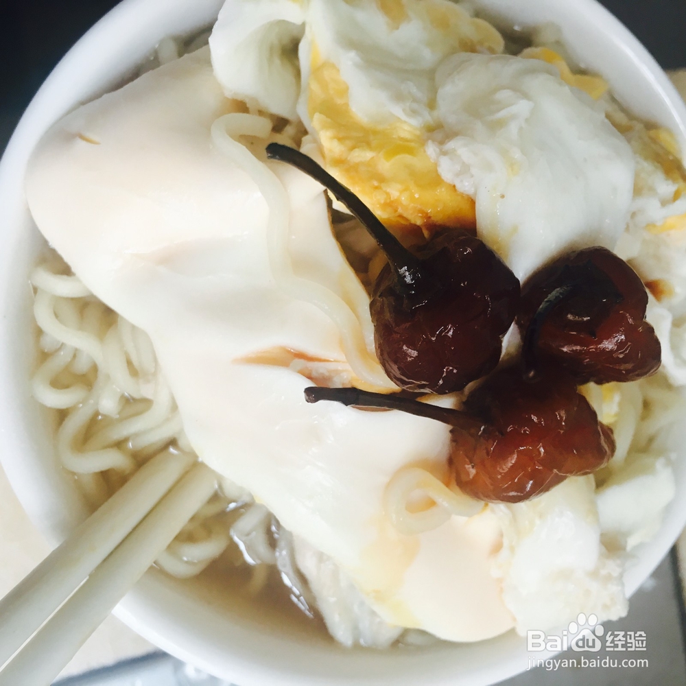吃货必学之荷包鸡蛋面